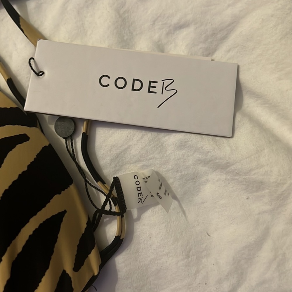 Code B Zebra Solar Bikini Top - Picture 4 of 4
